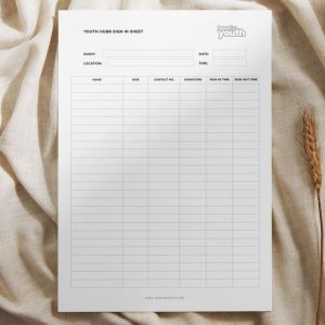 Template: Sign In, Sign Out Sheet